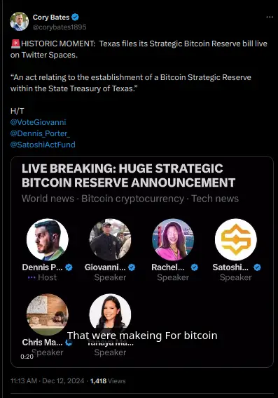 Texas busca establecer su propia tesorería de Bitcoin 2 Screenshot from 2024 12 12 15 58 39