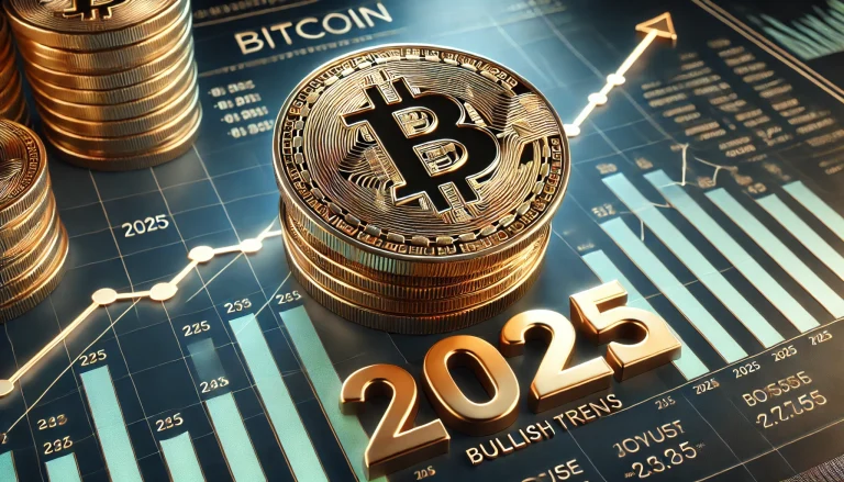 Predicciones sobre el precio de Bitcoin en 2025 con gráficos ilustrativos.